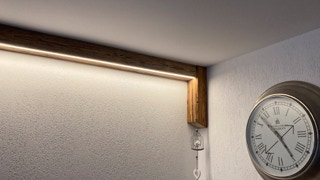 Altholz-Balken-Blende